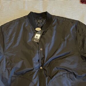 Brixton Dillinger Flight Bomber Jacket. Men’s Large. Black.